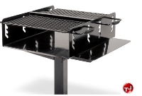 Picture of 621 BI-Level Family Size Inground Grill with Utility Shelf
