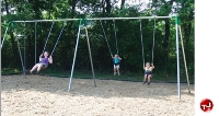 Picture of Play Today PBP-8-2 Double Bay Bipod Swing Set with Strap And Infant Seats