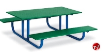 Picture of U Play Today, Outdoor 48" Heavy Duty  Preschool Picnic Bench Table