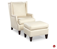 Picture of Fairfield 2779 Guest Side Reception High Back Wing Chair with Ottoman