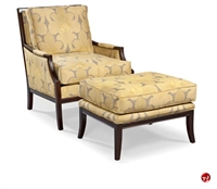 Picture of Fairfield 6066 Reception Lounge Lobby Club Chair with Ottoman