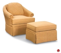 Picture of Fairfield 1480 Reception Lounge Swivel Sofa Club Chair with Ottoman