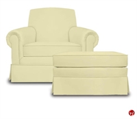 Picture of Fairfield 8950 Reception Lounge Lobby Club Chair with Ottoman