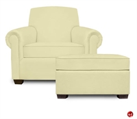 Picture of Fairfield 8952 Reception Lounge Lobby Club Chair with Ottoman