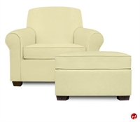 Picture of Fairfield 8966 Reception Lounge Lobby Club chair with Ottoman