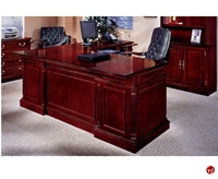 Picture of DMI Keswick 7990-57 Traditional Veneer L Shape Executive Office Credenza 