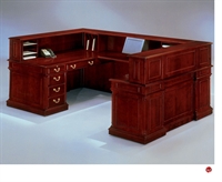 Picture of DMI Keswick 7990-68 Traditional Veneer U Shape Reception Desk Workstation