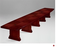 Picture of DMI Keswick 7990-240EX Traditional Veneer 20' Boat Expandable Conference Table