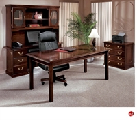 Picture of DMI Governors 7350 Traditional Laminate Table Desk, Storage Credenza with Lateral File