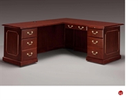 Picture of DMI Governors 7350-55 Traditional Laminate 72" L Shape Office Desk Workstation