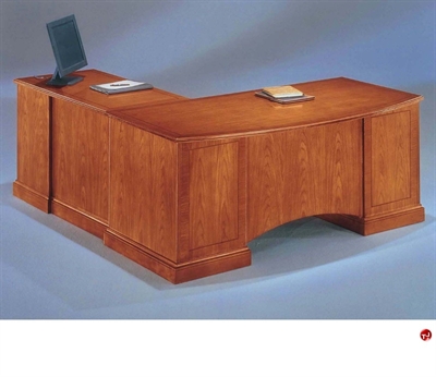 Picture of DMI Belmont 7130-57 Veneer 72" L Shape Executive Office Desk Workstation