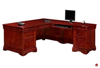 Picture of DMI Rue De Lyon 7684-55A Veneer 72"  L Shape Office Desk Workstation