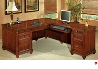 Picture of DMI Antigua 7480-56 Veneer 72"  L Shape Office Desk Workstation
