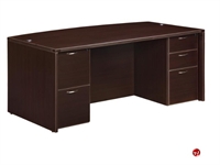 Picture of DMI Fairplex 7004-370 Laminate 72" Executive Bowfront Office Desk Workstation