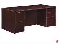 Picture of DMI Fairplex 7004-36 Laminate 72" Executive Office Desk Workstation