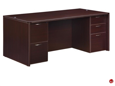 Picture of DMI Fairplex 7004-36 Laminate 72" Executive Office Desk Workstation