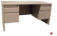 Picture of 24" X 60" Double Pedestal Steel Office Desk Workstation