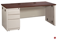 Picture of 24" x 60" Single Pedestal Steel Office Desk