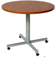 Picture of 42" Round Mobile Cafeteria Dining Conference Table