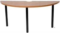 Picture of 48" Half Round Cafeteria Dining Table