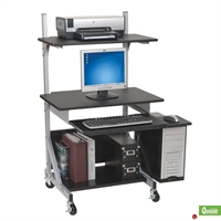 Picture of Height Adjustable Mobile Computer Stand Workstation