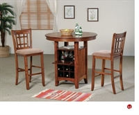Picture of Crown Mark Miyagi Bar Table with Barstools