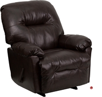 Picture of Brato Brown Leather Rocking Recliner