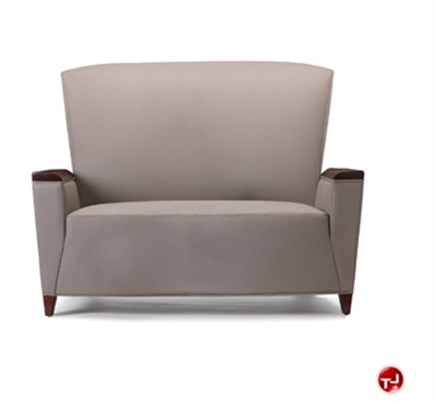 Picture of David Edward High Back Reception Lounge 2 Seat Loveseat Sofa