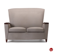 Picture of David Edward High Back Reception Lounge 2 Seat Loveseat Sofa