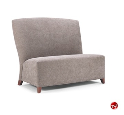 Picture of David Edward Fly High Back Reception Lounge Armless 2 Seat Loveseat Sofa