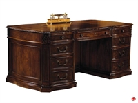 Picture of Hekman 7-9160, 36" x 72" Carved Traditional Veneer Executive Desk Workstation