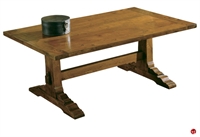 Picture of Hekman 7-8009, Lounge Veneer Trestle Coffee Table