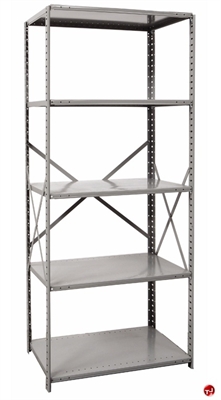 Picture of HOD Heavy Duty 5 Shelf Steel, Add-On 36" x 12" Steel Open Shelving