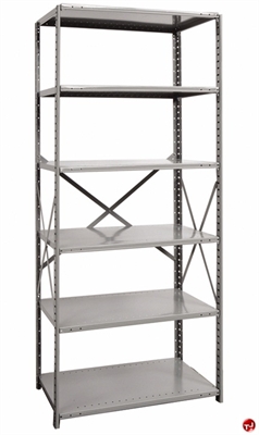 Picture of HOD Heavy Duty 6 Shelf Steel, Add-On 36" x 12" Steel Open Shelving