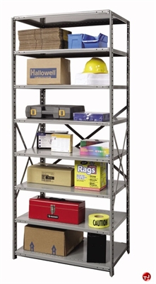 Picture of HOD Heavy Duty 8 Shelf Steel, Starter 36" x 18" Steel Open Shelving