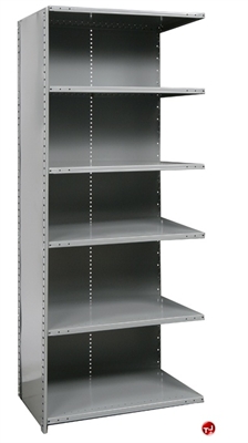 Picture of HOD 6 Shelf Steel, Add-On 36" x 12" Steel Closed Shelving