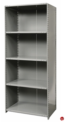 Picture of HOD Heavy Duty 5 Shelf Steel, Starter 48" x 12" Steel Closed Shelving