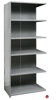 Picture of HOD Heavy Duty 6 Shelf Steel, Add-On 36" x 12" Steel Closed Shelving