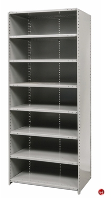 Picture of HOD Heavy Duty 8 Shelf Steel, Starter 36" x 12" Steel Closed Shelving