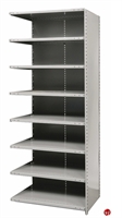 Picture of HOD Heavy Duty 8 Shelf Steel, Add-On 36" x 12" Steel Closed Shelving