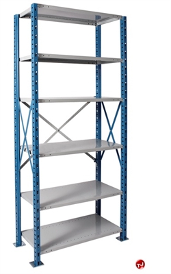 Picture of HOD Heavy Duty Welded Steel 6 Shelf, Starter 36" x 18" Open Shelving