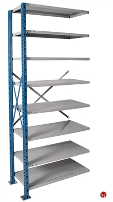 Picture of HOD Heavy Duty Welded Steel 8 Shelf, Add-On 36" x 24" Open Shelving