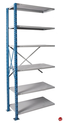 Picture of HOD Heavy Duty Welded Steel 6 Shelf, Add-On 36" x 24" Open Shelving