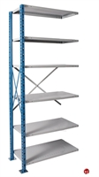 Picture of HOD Extra Heavy Duty Welded Steel 6 Shelf, Add-On 36" x 18" Open Shelving