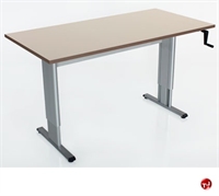 Picture of POP 24" x 36" Height Adjustable Computer Training Table, ADA
