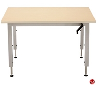 Picture of POP 48" x 48" Height Adjustable Computer Training Table, ADA