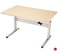 Picture of POP 24" x 60" Height Adjustable Computer Training Table, ADA