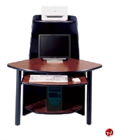Picture of QUARTZ Corner Computer Table with Hutch