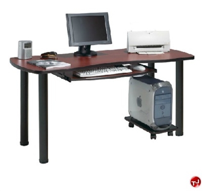 Picture of QUARTZ 24" X 42" Computer Training Table, CPU Dolly