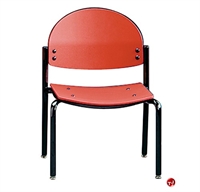 Picture of KI Versa Junior Guest Side Reception Armless Poly Chair